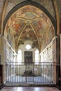 Italy - Lombardy - Milan - the Santa Maria delle Grazie church with the Last supper fresco by Leonardo da Vinci