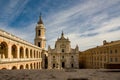 Italy, Loreto, Sanctuary of the Santa Casa, view of the Basilica and the Apostolic Palace