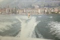 Italy 1978, Man practicing water skiing 2