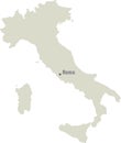 Italy map Royalty Free Stock Photo