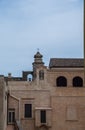 Italy. Matera. Convent of Santa Lucia e Agata alla Fontana, 18th century. Architectural elements at the back of the building