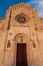 Italy. Matera. Pontifical Basilica - Cathedral of Maria Santissima della Bruna and Sant`Eustachio. Main facade