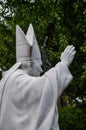 Italy. Matera. Pope John Paul II, work of 2011 by the Italian sculptor Carlo Andrei.