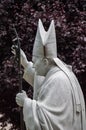 Italy.  Matera.  Pope John Paul II, work of 2011 by the Italian sculptor Carlo Andrei. Royalty Free Stock Photo