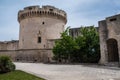 Italy. Matera. Tramontano Castle, 16th century AD The mighty circular building of the keep