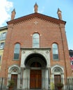 Italy, Milan, Basilica di San Calimero, facade of the basilica