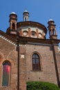 The Basilica of Sant Eustorgio,vertical view of the church