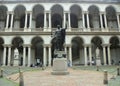 Italy, Milan, Brera Art Gallery (Pinacoteca di Brera), courtyard