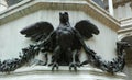 Italy, Milan, Brera Art Gallery (Pinacoteca di Brera), courtyard, statue Napoleon as Mars the Peacemaker, bronze eagle