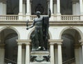 Italy, Milan, Brera Art Gallery (Pinacoteca di Brera), bronze copy of the statue Napoleon as Mars the Peacemaker