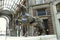 Italy, Milan, Galleria del Corso, horse from a fabric