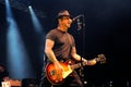 Social Distortion,Mike Ness, during the concert
