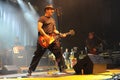 Social Distortion,Mike Ness, during the concert