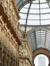 Italy - Milano - Gallery Vittorio Emmanuele II Royalty Free Stock Photo