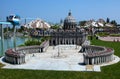 Saint Peter`s Basilica Rome in the theme park `Italy in miniature` Italia in miniatura Viserba, Rimini, Italy