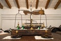 Italy, Modena, an old scale to weigh balsamic vinegar