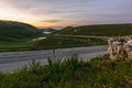 Italy Mountains Landscape of Appennini Royalty Free Stock Photo