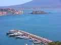 Italy Naples the gulf from the Posillipo neighbourhood, version two Royalty Free Stock Photo