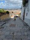 Italy, Naples - the street at the old town. Royalty Free Stock Photo