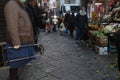 Naples, 13/3/2020, masked woman for coronavirus pandemia