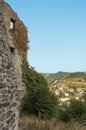 Italy, Old ruins and panoramic view