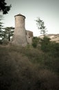 Italy, Old ruins and panoramic view Royalty Free Stock Photo