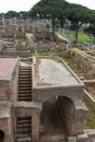 Termopolio in The Ancient Roman Port of Ostia Antica, Province of Rome, Lazio, Italy.