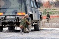 Italy, paratroopers military exercises department