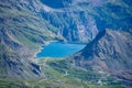 Italy, Pennine Alps, Monterosa Mountains, viewpoint from Gnifetti Hut Royalty Free Stock Photo