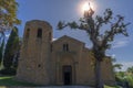 Italy, Pienza- Sept 26, 2019:historic church Pieve di Corsignano Pienza Tuscany Italy