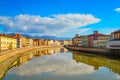 Chill at the embankment in Pisa