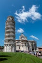 Italy, Pisa, Tower of Pisa, campanile of the Cathedral of Our Lady of the Assumption of Pisa,