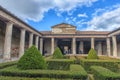 Italy, Pompei, 02,01,2018 The peristyle (garden) of the Casa Royalty Free Stock Photo