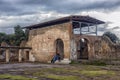 Italy, Pompeii, 02,01,2018 Courtyard of Stabian baths (Term