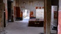 Italy, Pompeii - October 2021: interior of workshop, laundry. Excavations of Pompeii