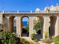 Italy, Puglia, Polignano a Mare, Bourbon Bridge of Lama Monachile Royalty Free Stock Photo