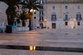 Italy, Puglia, trani, square Gaetano Quercia