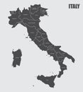 Italy regions map