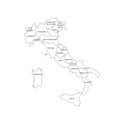 Italy Regions Map