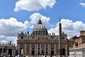 Italy, Roma, Vatican. Basilica di San Pietro. Piazza San Pietro. Royalty Free Stock Photo