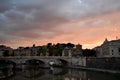 Italy, Roma, Vatican. Basilica di San Pietro. Quay. Royalty Free Stock Photo