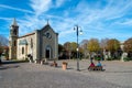 Italy, Rome, Acquapendente, Torre Alfina, the square Royalty Free Stock Photo