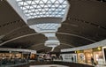 Italy, Rome , airport Fiumicino, March 2018, amazing airport place, interior, passengers, waiting rooms