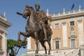 Italy, Rome, Campidoglio, Marcus Aurelius equestrian statue
