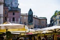 Italy, Rome, Campo dei Fiori square, market day Royalty Free Stock Photo