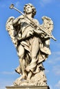 Italy, Rome, Castel Sant`Angelo, statue of Angel with the sponge