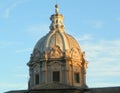 Italy, Rome, 1 Clivo Argentario, Church of San Giuseppe dei Falegnami, the main dome of the church Royalty Free Stock Photo