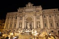 Italy.Rome.Fountain of Trevi at night Royalty Free Stock Photo