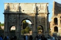 Italy, Rome, Piazza del Arco di Costantino, Arch of Constantine (Arco di Costantino), general view of the arch