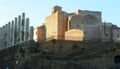 Italy, Rome, Piazza del Colosseo, view of the temple of the Temple of Venus and Rome (Il Tempio di Venere e Roma Royalty Free Stock Photo